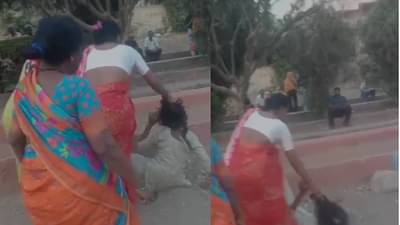 भावासोबत अफेअरचा संशय, उद्यानातच सर्वांसमोर तरुणीला बदडलं..