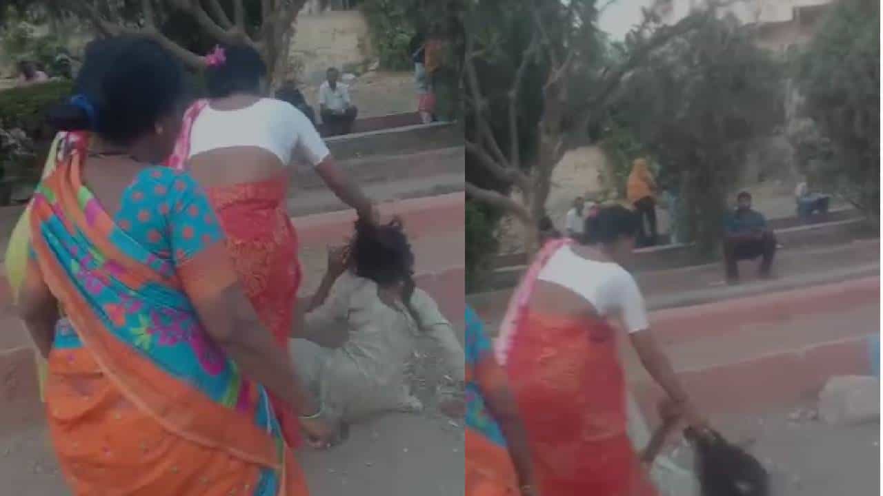 भावासोबत अफेअरचा संशय, उद्यानातच सर्वांसमोर तरुणीला बदडलं..