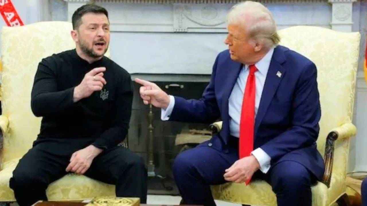 Trump-Zelensky Clash News : जेवण सोडा, सलाडचा एक तुकडा उचलू दिला नाही, ट्रम्पनी जेलेंस्कीना कसं पळवलं? Inside Story Trump-Zelensky Clash News : जेवण सोडा, सलाडचा एक तुकडा उचलू दिला नाही, ट्रम्पनी जेलेंस्कीना कसं पळवलं? Inside Story