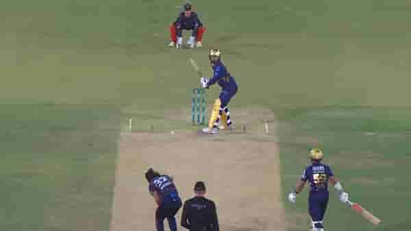 PSL 2025 : पाकिस्तानी गोलंदाजाने केलं वादग्रस्त सेलिब्रेशन! भारताविरूद्धच्या सामन्यात उडाली होती खळबळ