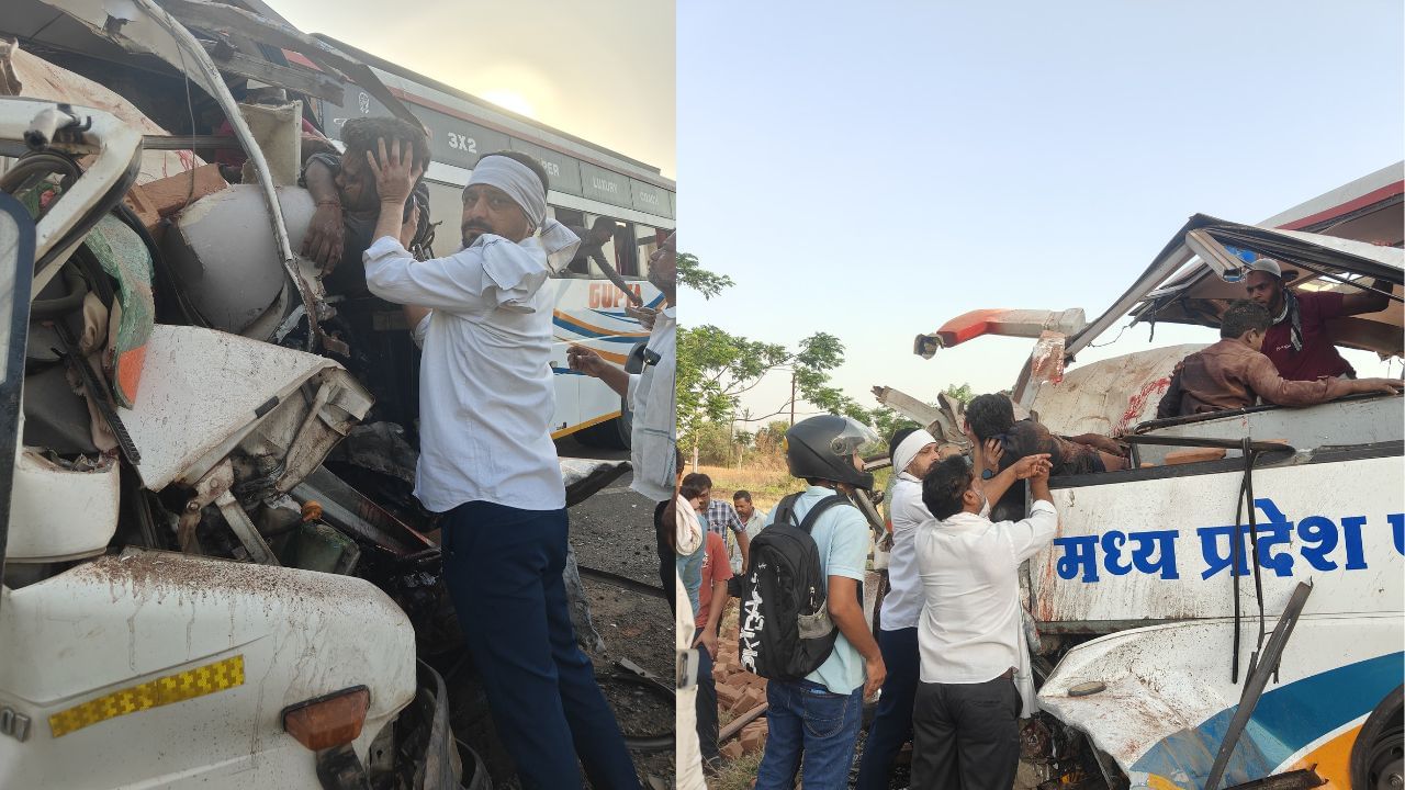 राज्यात दोन भीषण अपघात, सात जणांचा मृत्यू, बस अन् ट्रकची समोरासमोर धडक