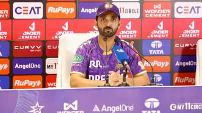 IPL 2025 : गुजरातकडून केकेआरचा दारूण पराभव, प्लेऑफचं गणित पाहता कर्णधार अजिंक्य रहाणे संतापला; म्हणाला..