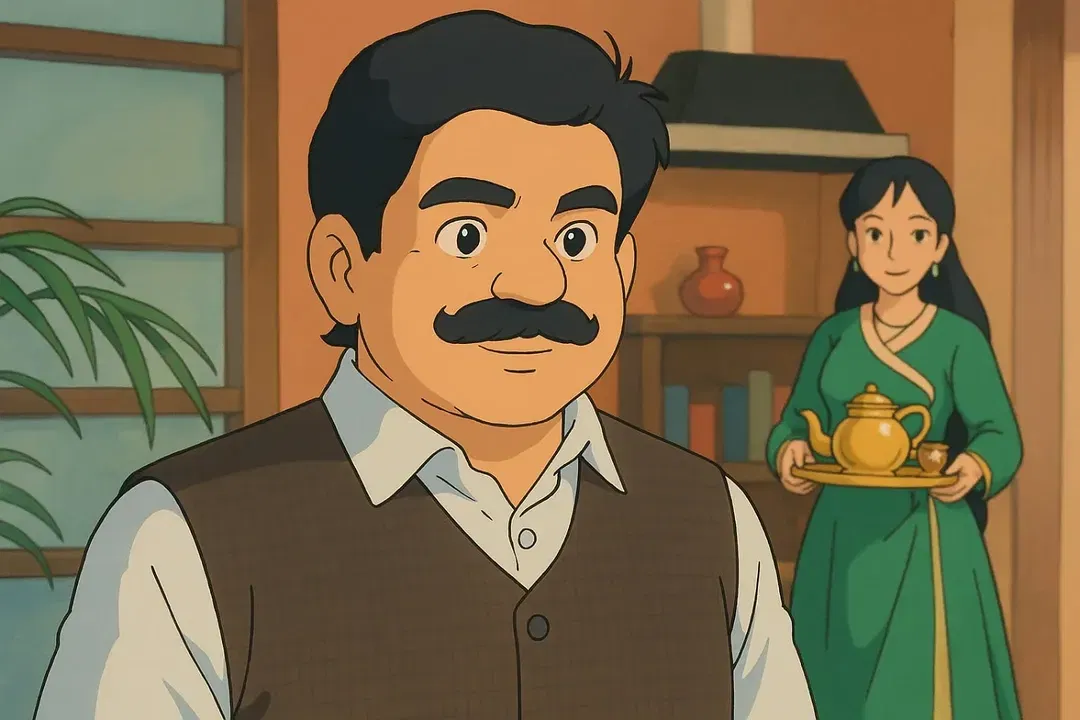 घरमालकीणीला पत्नीची ओळख करून देताना अशोक सराफ हे चुकून ‘हा माझा बायको पार्वती’ असं म्हणतात. हा डायलॉग डोळ्यांसमोर आला तर आजही प्रेक्षक पोट धरून हसतात.