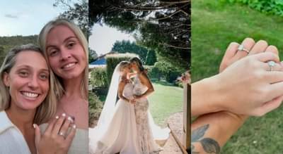 मिसेस एण्ड मिसेस गार्डनर...महिला क्रिकेटरने केले मैत्रिणी सोबत लग्न, शुभेच्छा देण्यासाठी लागली रिघ