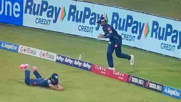 What A Catch! प्रभसिमरन सिंगची विकेटसाठी बदोनी आणि रवि बिश्नोईने केली मेहनत, असा पकडला झेल Video