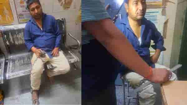 म्हशीला ज्या साखळीने बांधले त्याच साखळीने पतीला बांधले, कापण्यासाठी पोलिसांना बोलावले... प्रकरण समोर येताच