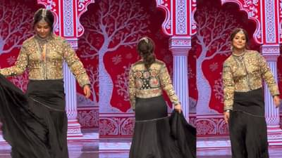 रॅम्प वॉकदरम्यान दोनदा हिनासोबत घडली ही गोष्ट; चाहत्यांकडून काळजी व्यक्त, व्हिडीओ व्हायरल