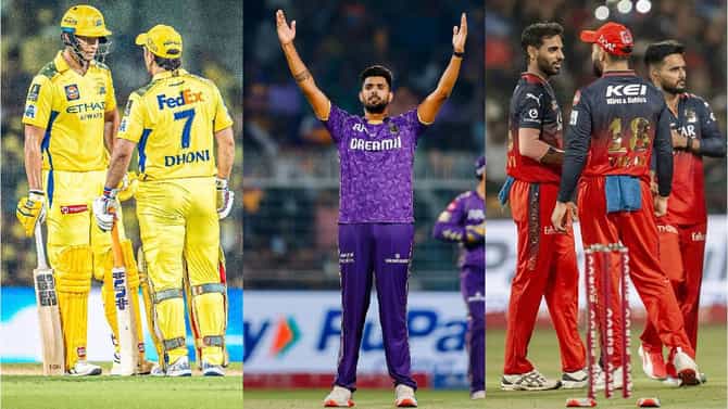 IPL 2025 Point Table : चेन्नईचा फुसका बार! गुणतालिकेत कोलकात्याला फायदा, तर आरसीबीला फटका