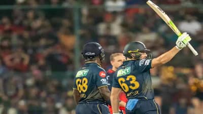 RCB vs GT : जोस बटलरची तडाखेदार खेळी, गुजरातचा धमाकेदार विजय, आरसीबीचा 8 विकेट्सने धुव्वा