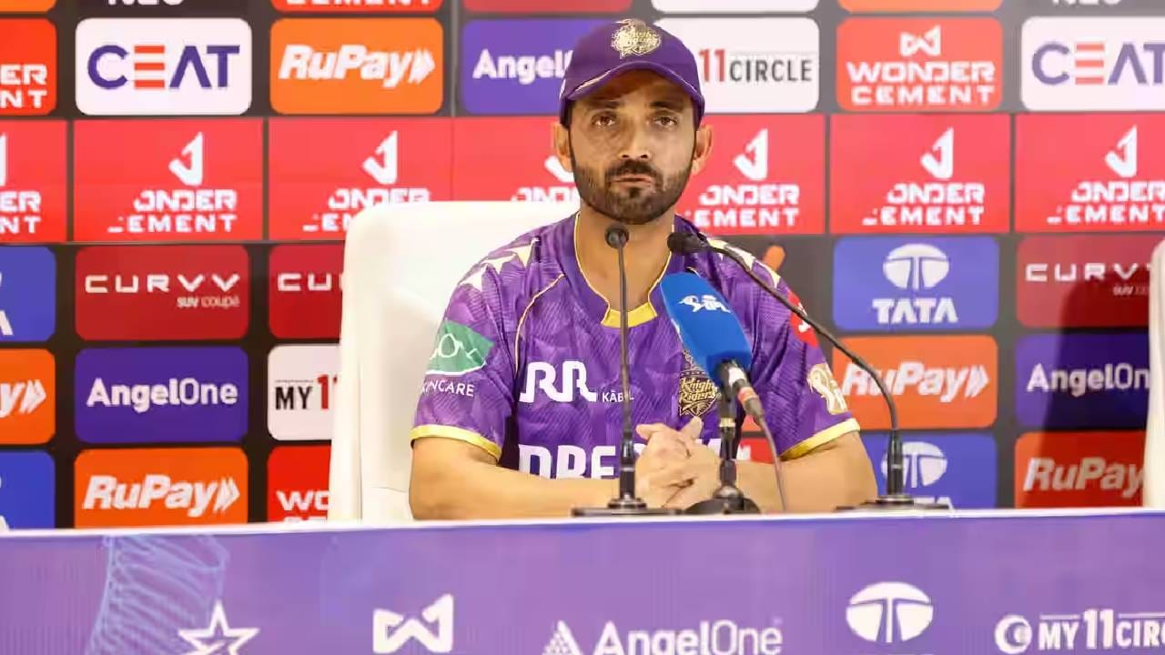 कोलकाता नाईट रायडर्सच्या पराभवानंतर अजिंक्य रहाणे वैतागला, पंचांच्या निर्णयाबाबत म्हणाला.. कोलकाता नाईट रायडर्सच्या पराभवानंतर अजिंक्य रहाणे वैतागला, पंचांच्या निर्णयाबाबत म्हणाला..