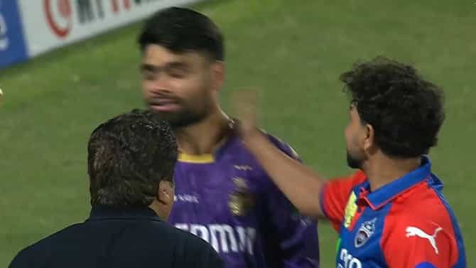 DC vs KKR : कुलदीप यादवने पराभवानंतर रिंकूला कानाखाली मारली, सोशल मीडियावर मोठा वाद, पाहा व्हीडिओ