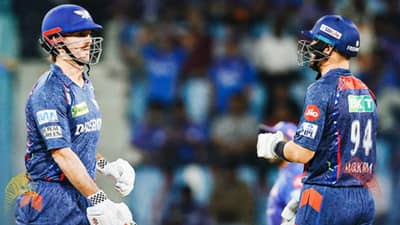 LSG vs MI : मार्श-मारक्रम सलामी जोडीची अर्धशतकी खेळी, मुंबईसमोर 204 धावांचं आव्हान, कोण जिंकणार?