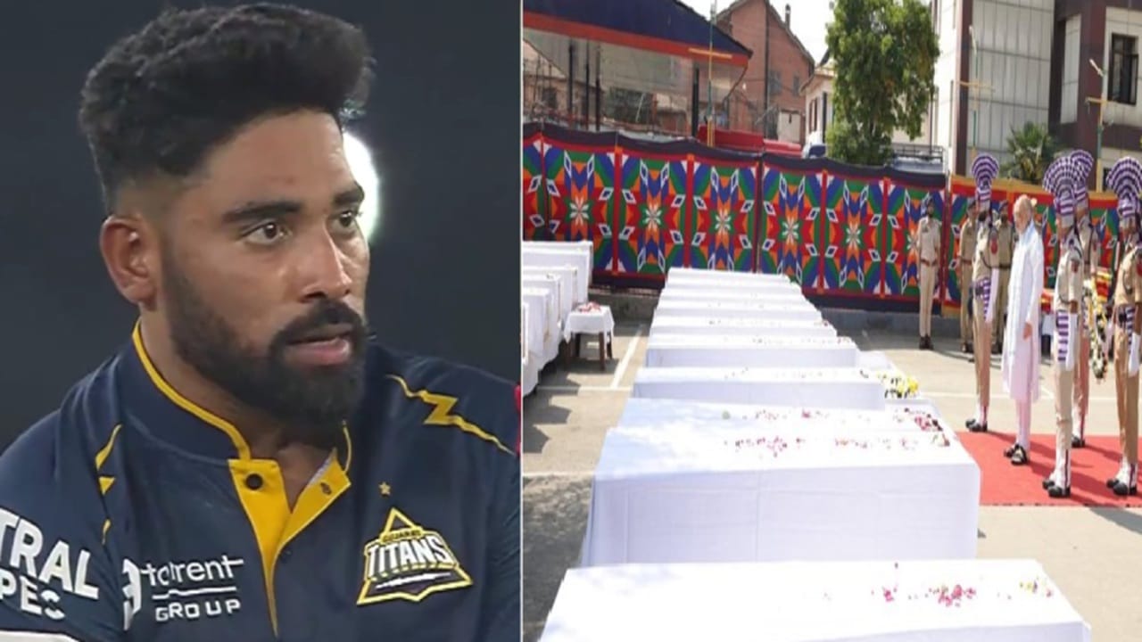 धर्माच्या नावावर..., मोहम्मद सिराजची पहलगाम दहशतवादी हल्ल्यावरुन पोस्ट, गृहमंत्री अमित शाह यांचा फोटो शेअर करत मोठी मागणी धर्माच्या नावावर..., मोहम्मद सिराजची पहलगाम दहशतवादी हल्ल्यावरुन पोस्ट, गृहमंत्री अमित शाह यांचा फोटो शेअर करत मोठी मागणी