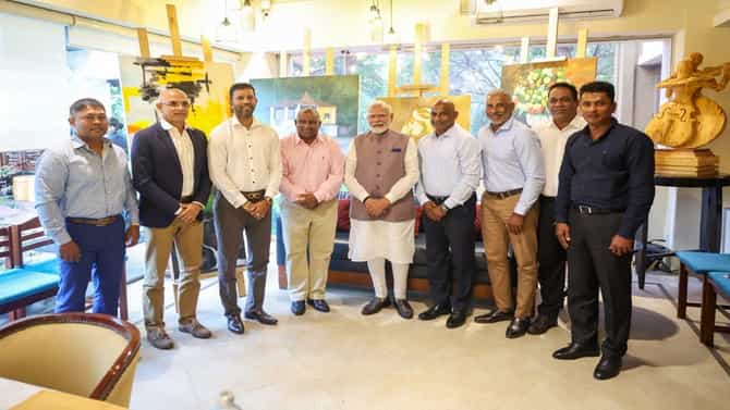 PM Modi Sri Lanka Visit : पंतप्रधान नरेंद्र मोदींकडून श्रीलंकेला टी 20 क्रिकेटचं श्रेय! म्हणाले...