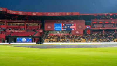 RCB vs PBKS : पंजाबने आरसीबीविरुद्ध टॉस जिंकला, 20 ओव्हरचा सामना होणार नाही