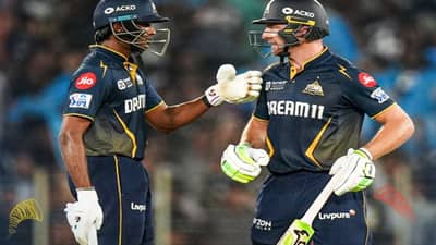 GT vs RR : साई सुदर्शनची धमाकेदार खेळी, राजस्थानसमोर 218 धावांचं आव्हान, कोण जिंकणार?