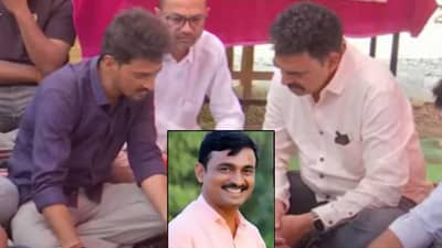 आमिर खाननंतर सयाजी शिंदेंनी घेतली देशमुख कुटुंबीयांची भेट, मस्साजोगमध्ये जाणारा पहिला मराठी अभिनेता; कुटुंबीयांचं सांत्वन