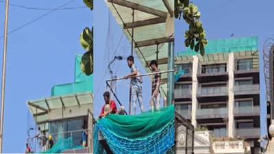 VIDEO: किती भाग्यवान आहेत कामगार.. शाहरुख खानच्या 200 कोटींच्या मन्नतचे रिनोव्हेशन; बंगल्याचा लूक बदलणार?