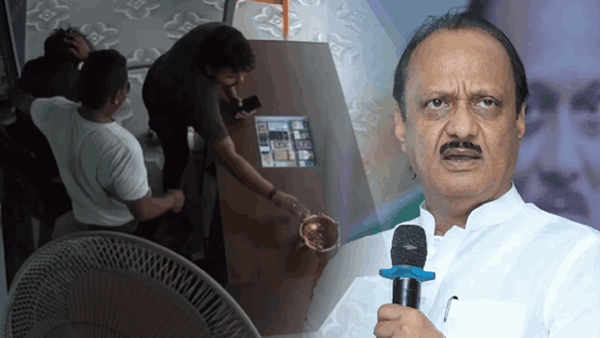 बारामतीत एकाला बेदम मारहाण, CCTV येताच अजितदादा संतापले; म्हणाले, लाज वाटली...
