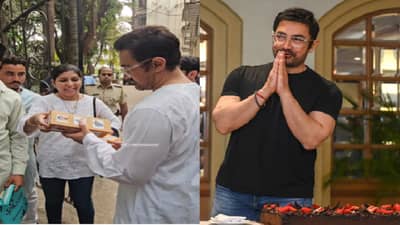 आमिरच्या आयुष्यात आलेली ही सुंदरी कोण? एक हाक देताच त्याच्याजवळ धावत आली