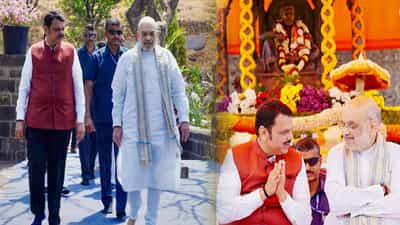 Amit Shah : हातात हात अन् एवढ्या गर्दीत फक्त फडणवीस… रायगड दौऱ्यावरील शाहांच्या ‘त्या’ कृतीची होतेय चर्चा