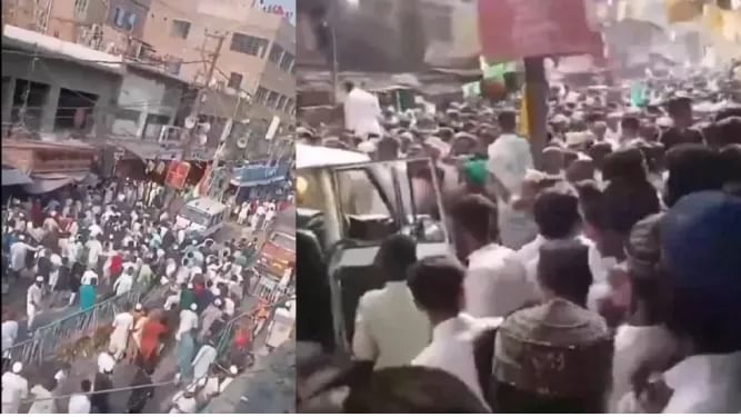 वक्फच्या नावाने मुर्शिदाबाद पेटतेयच..संतप्त जमावाने बापलेकाला ठार केले, कलम १६३ लागू, इंटरनेट बंद वक्फच्या नावाने मुर्शिदाबाद पेटतेयच..संतप्त जमावाने बापलेकाला ठार केले, कलम १६३ लागू, इंटरनेट बंद