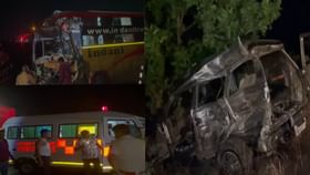 बुलढाण्यामध्ये तिहेरी अपघात, 5 जणांचा मृत्यू तर 25 जखमी