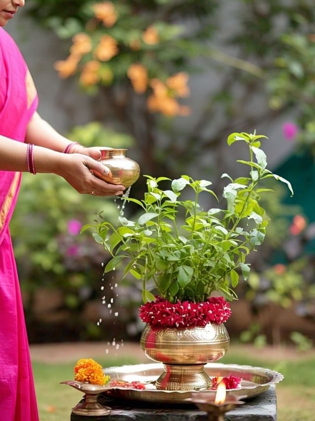 मासिक पाळीदरम्यान तुळशीला स्पर्श करणे शुभ कि अशुभ?; शास्त्र काय सांगतं?