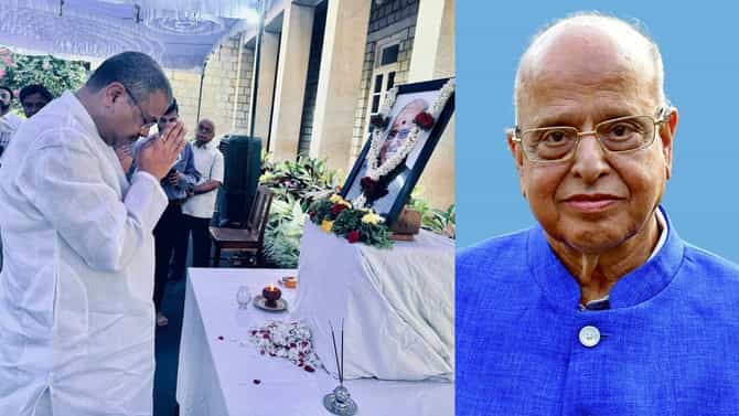 कस्तुरीरंगन खरे कर्मयोगी, माझ्यासाठी मार्गदर्शकच नव्हे तर सर्वकाही होते; धर्मेंद्र प्रधान भावूक