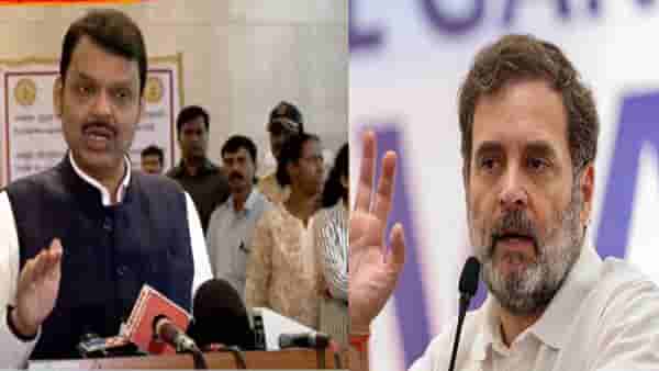 Devendra Fadanvis : राहुल गांधींवर संशय येतोय, कुणाचा अजेंडा राबवत आहेत? देवेंद्र फडणवीस संतापले