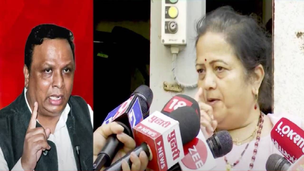 Kishori Pednekar :  ठाकरेंना 'लँड माफिया' म्हणताच पेडणेकरांकडून 'झोलर'ची आठवण, शेलारांना दिलं जशास तसं उत्तर