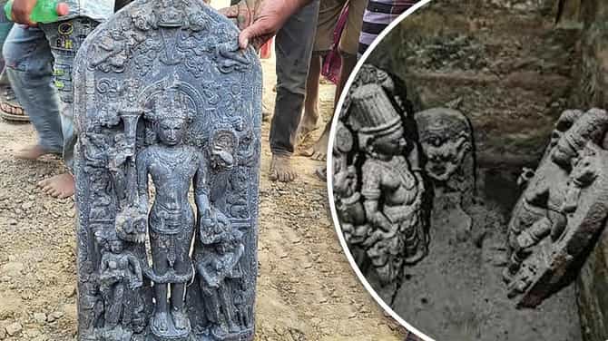 या मुस्लीम देशात सापडली भगवान विष्णूंची 27 किलोची मूर्ती, मुर्तीला जराही नुकसान न झाल्याने सर्वच हैराण