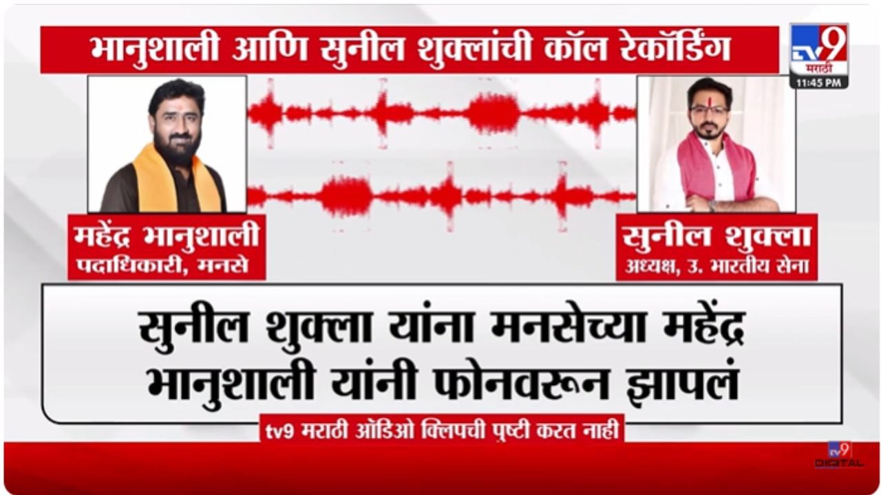MNS News : 'तु चांदिवलीमध्ये लढला तेव्हा तुला..', मनसेच्या भानुशाली यांचा सुनील शुक्लांना फोन