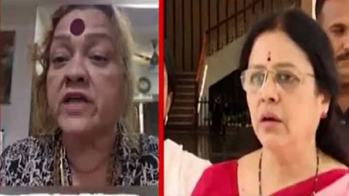 'मेधाताई... काहीतरी वाटू द्या.. ', काँग्रेसच्या नेत्या भडकल्या, भाजपच्या खासदाराला चांगलंच सुनावलं 'मेधाताई... काहीतरी वाटू द्या.. ', काँग्रेसच्या नेत्या भडकल्या, भाजपच्या खासदाराला चांगलंच सुनावलं