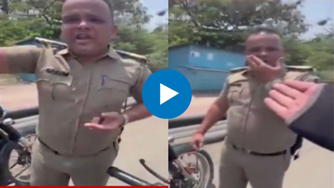 Nagpur News : हेल्मेट का नाही घातलं? तरुणाने प्रश्न विचारला, पोलिसाने थेट तरुणाच्या कानशिलातच लगावली