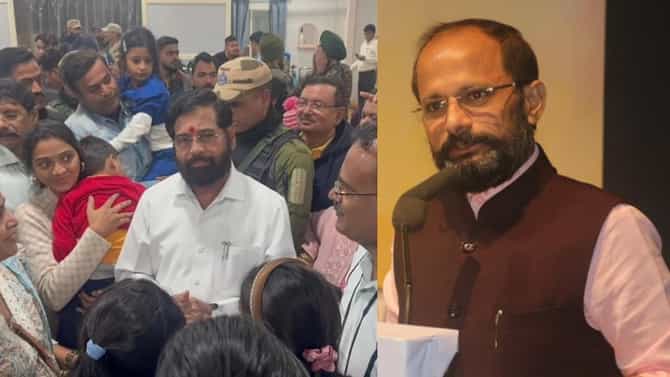 जे विमानात बसले नाही, त्यांना शिंदेंनी विमानानं आणलं... शिंदेच्या खासदाराचं विधान