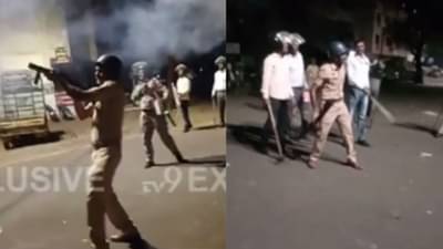 Nashik News : नाशिकमध्ये मध्यरात्री दगडफेक; पोलीस जखमी, वाहनांचेही नुकसान