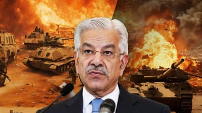 भारतीय विमानं पाडल्याचा दावा करणारे पाकिस्तानचे संरक्षण मंत्री तोंडघशी; अँकरनेच झापलं