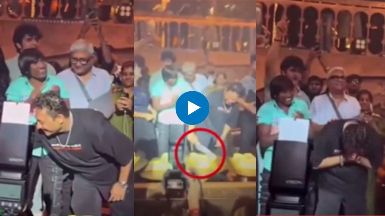 Pune News : डीजे क्रेटेक्सने कुकरीने केक कापला; सुरज चव्हाण देखील उपस्थित