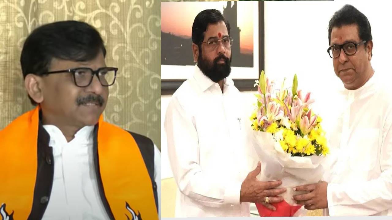 एकनाथ शिंदेंनी राज ठाकरेंच्या घरी काय खाल्लं? कमळाबाईचा अर्थ काय?; संजय राऊतांची तोफ सुरूच एकनाथ शिंदेंनी राज ठाकरेंच्या घरी काय खाल्लं? कमळाबाईचा अर्थ काय?; संजय राऊतांची तोफ सुरूच