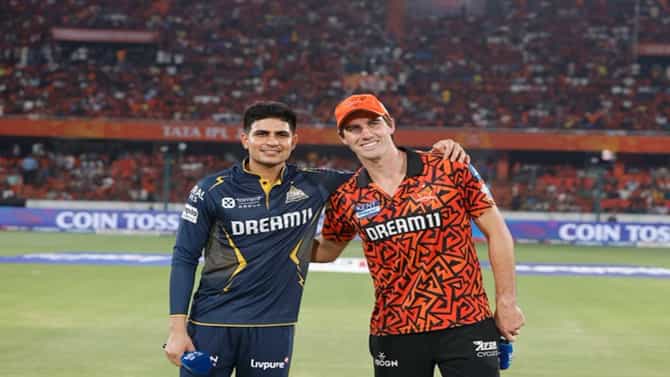 SRH vs GT : गुजरातचा टॉस जिंकून फिल्डिंगचा निर्णय, सनरायजर्स हैदराबादच्या फलंदाजांसमोर कमबॅक करण्याचं आव्हान