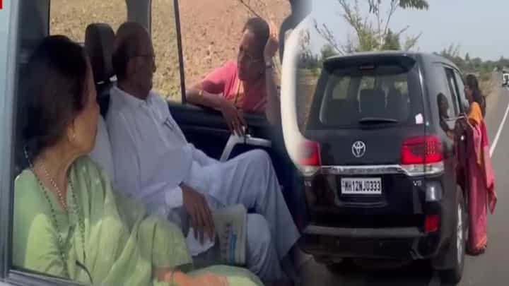 दौऱ्यात व्यस्त, भर उन्हात रस्त्यावर गाडी थांबवून बाप-लेकीची भेट, सुप्रिया सुळे अन् पावारंचा व्हिडीओ व्हायरल दौऱ्यात व्यस्त, भर उन्हात रस्त्यावर गाडी थांबवून बाप-लेकीची भेट, सुप्रिया सुळे अन् पावारंचा व्हिडीओ व्हायरल