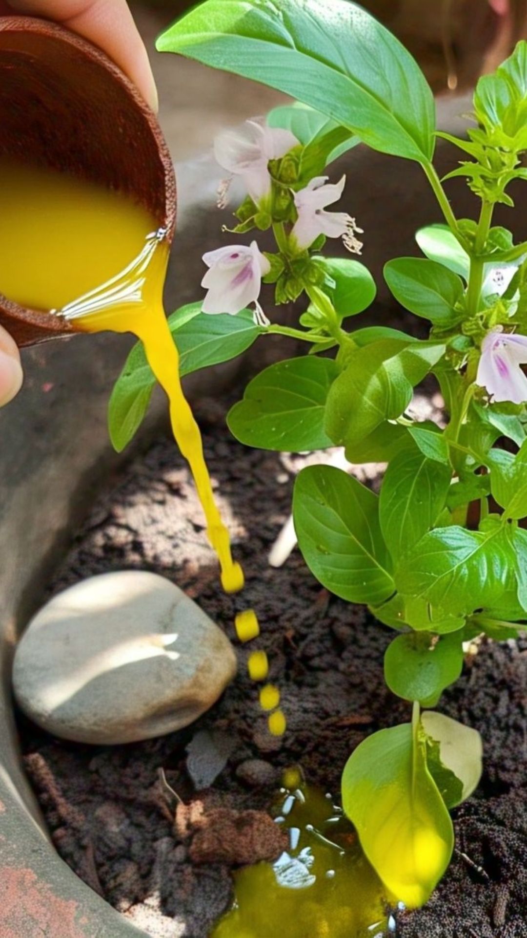 turmeric-water-on-tulsi-plant-benefits-2