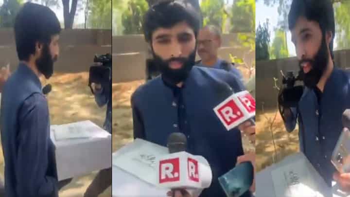 Viral Video : दिल्लीच्या पाकिस्तानी उच्चायुक्तालयात केक कशासाठी? पहलगामच्या हल्ल्याचं दुःखं नाही तर सेलिब्रेशन? पत्रकारांनी सवाल करताच... Viral Video : दिल्लीच्या पाकिस्तानी उच्चायुक्तालयात केक कशासाठी? पहलगामच्या हल्ल्याचं दुःखं नाही तर सेलिब्रेशन? पत्रकारांनी सवाल करताच...