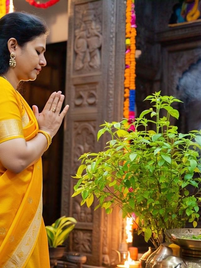 मासिक पाळीदरम्यान तुळशीला स्पर्श करणे शुभ कि अशुभ?; शास्त्र काय सांगतं?