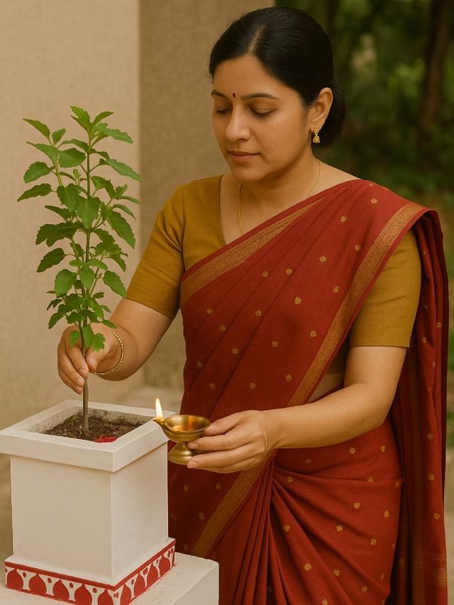 मासिक पाळीदरम्यान तुळशीला स्पर्श करणे शुभ कि अशुभ?; शास्त्र काय सांगतं?