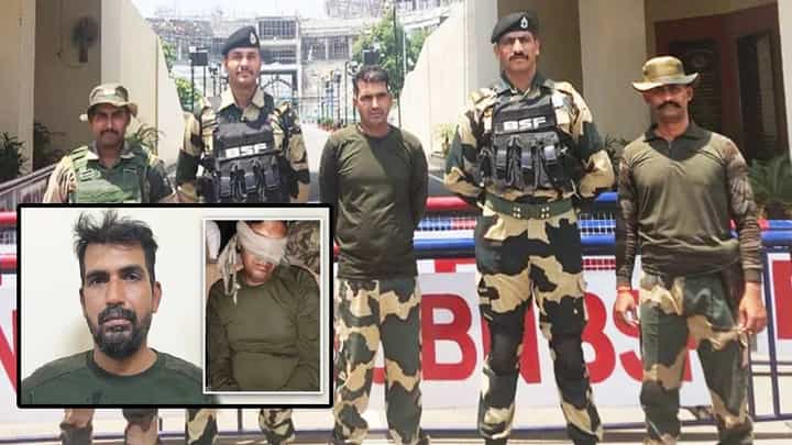 BSF jawan PK Sahu : चुकून पाकिस्तानच्या हद्दीत गेलेला 'तो' जवान अखेर भारतात परतला; कुटुंबीयांच्या भावना अनावर, म्हणाले... BSF jawan PK Sahu : चुकून पाकिस्तानच्या हद्दीत गेलेला 'तो' जवान अखेर भारतात परतला; कुटुंबीयांच्या भावना अनावर, म्हणाले...