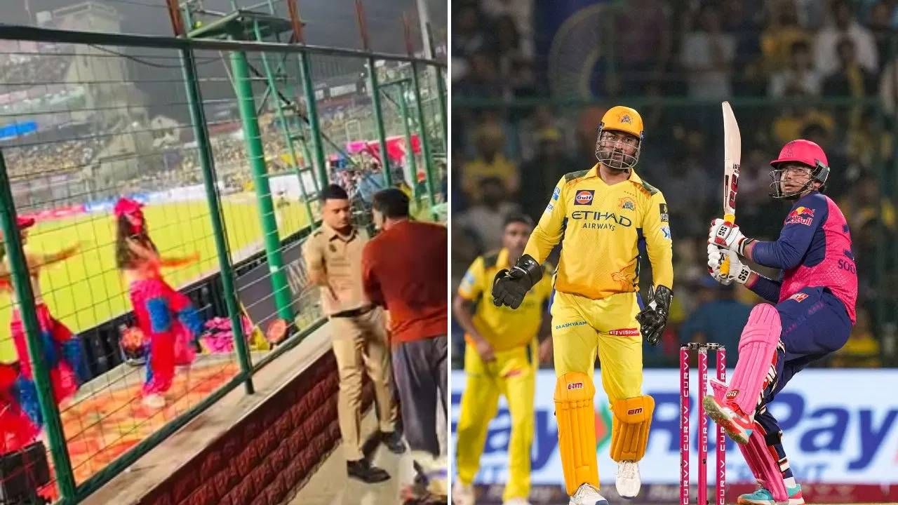 धोनीचा सामना सुरु असताना चीयरलीडर्ससमोर असं कृत्य? पोलिसांना घ्यावी लागली दखल धोनीचा सामना सुरु असताना चीयरलीडर्ससमोर असं कृत्य? पोलिसांना घ्यावी लागली दखल