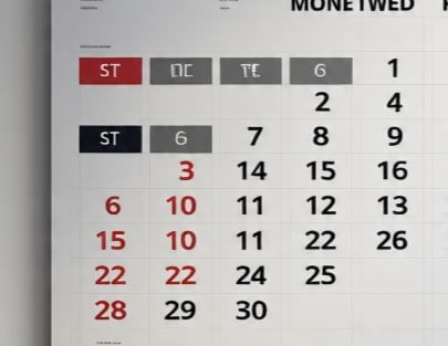 दक्षिण दिशा ही कॅलेंडर लावण्यासाठीची अशुभ दिशा आहे, असे मानले जाते. मुख्य दरवाजाजवळ तसेच दरवाजाच्या मागे कॅलेंडर लावू नये असे सांगितले जाते.