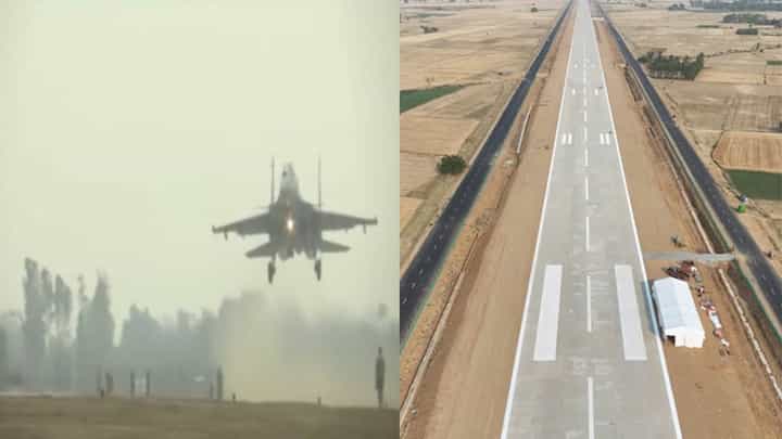 गंगा एक्सप्रेसवेवर हवाई दलाची ताकद, एअर शोमध्ये राफेल-जॅग्वारचा स्वॅग, आज रात्री नाईट लँडिंग गंगा एक्सप्रेसवेवर हवाई दलाची ताकद, एअर शोमध्ये राफेल-जॅग्वारचा स्वॅग, आज रात्री नाईट लँडिंग